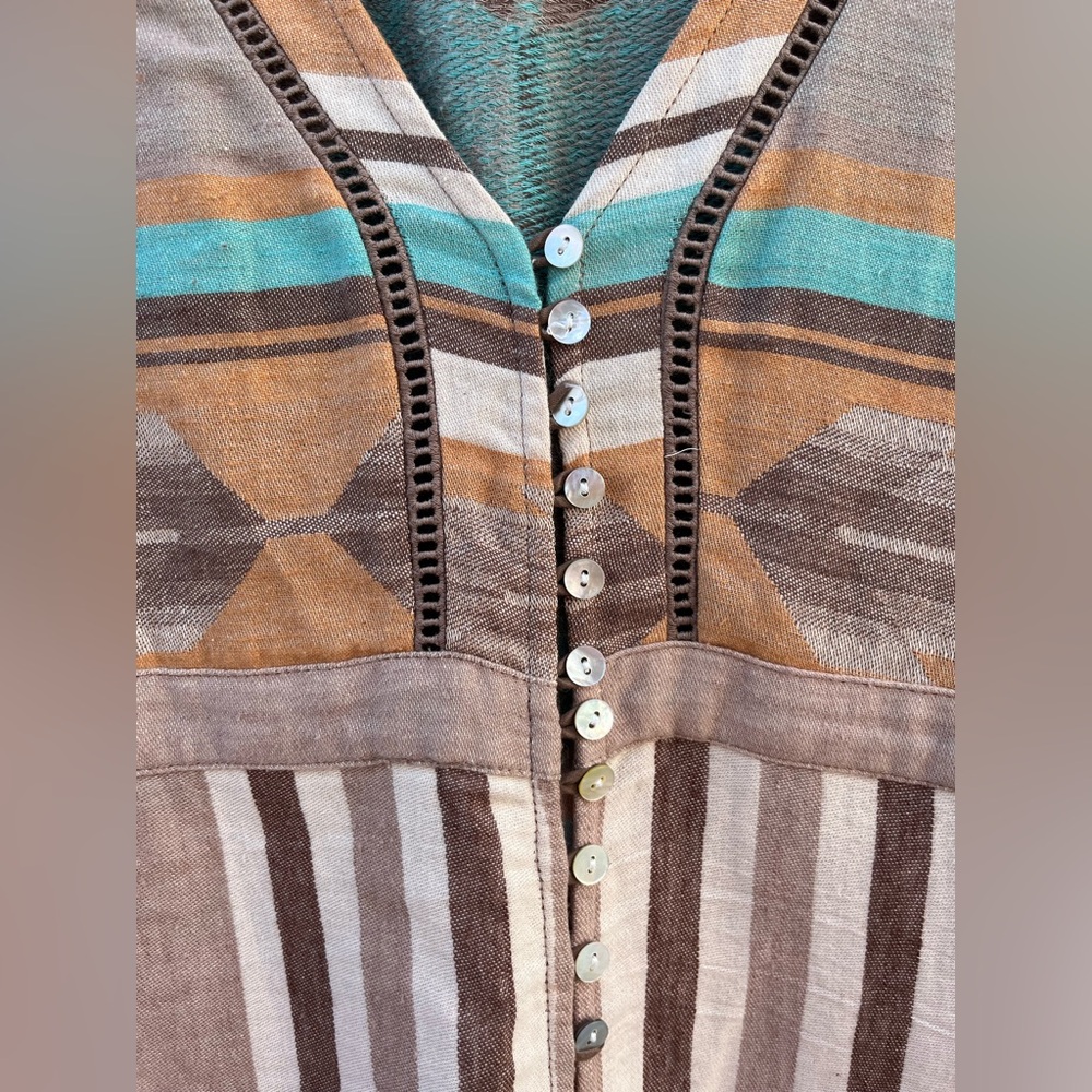 Reserved -Spell Peyote Maxi Dress duster size Large - Picture 15 of 17